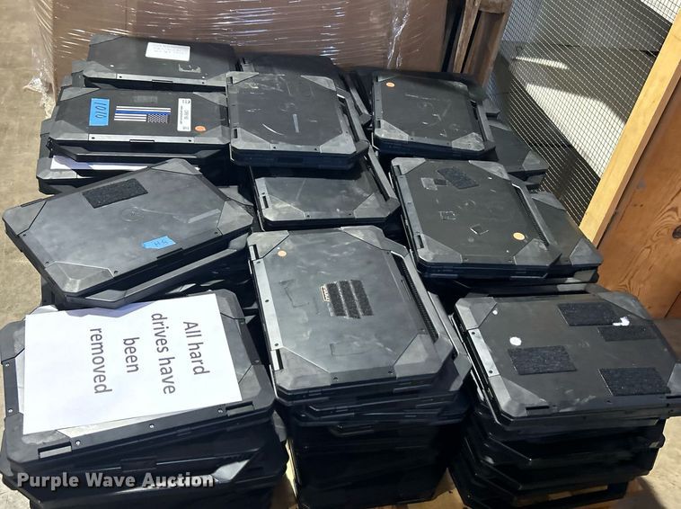 image for item OM9168 Approximately (74) Dell Latitude 5414 Rugged laptops