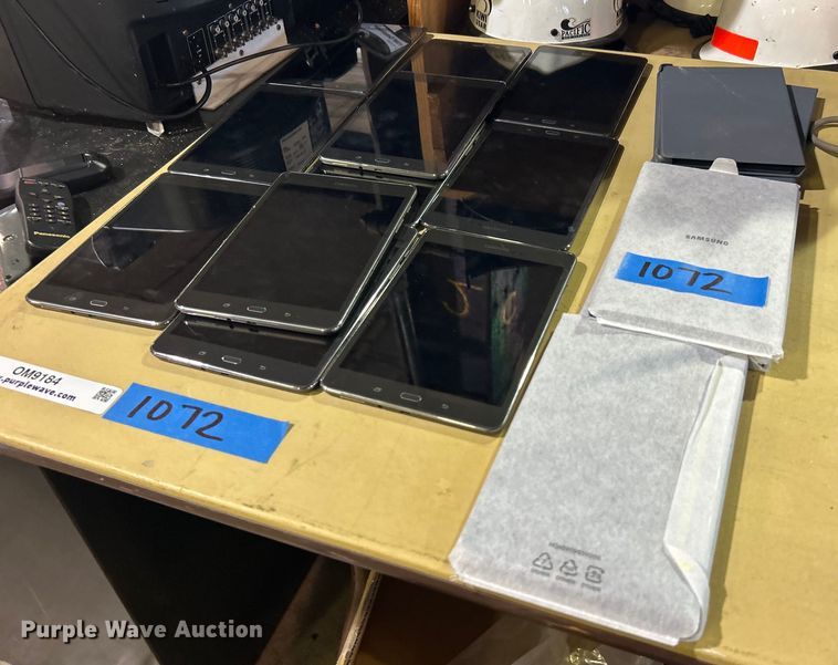 image for item OM9184 Approximately (11) Samsung tablets