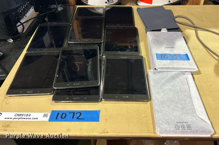 image for item OM9184 Approximately (11) Samsung tablets