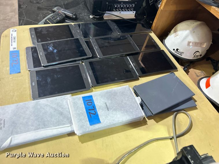 image for item OM9184 Approximately (11) Samsung tablets