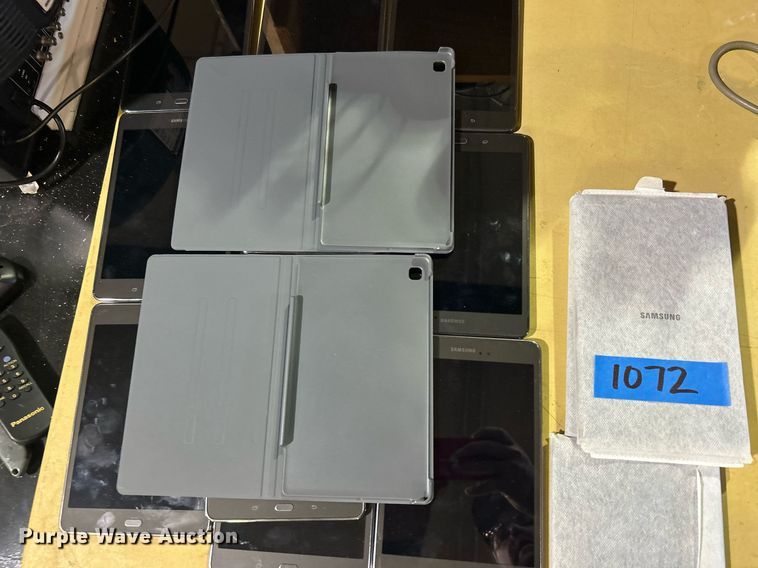 image for item OM9184 Approximately (11) Samsung tablets