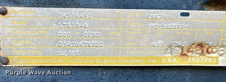 image for item DH1925 1985 Steiger Cougar KR-1280  4WD tractor