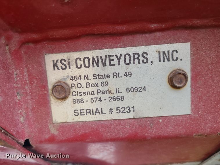 image for item DK4136 KSI Conveyors 080625  conveyor