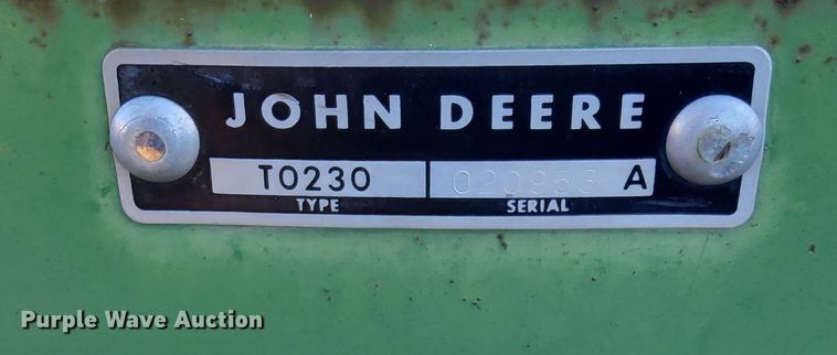 image for item DK8889 John Deere 230  double off-set disk