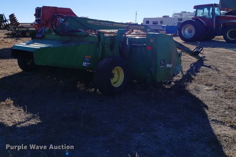 image for item DK8890 John Deere 1600A  windrower