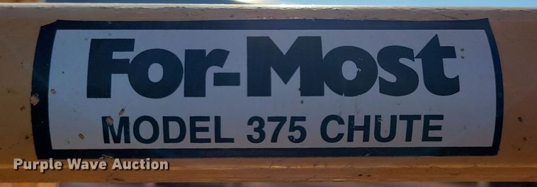 image for item DL7774 For-Most 375  squeeze chute