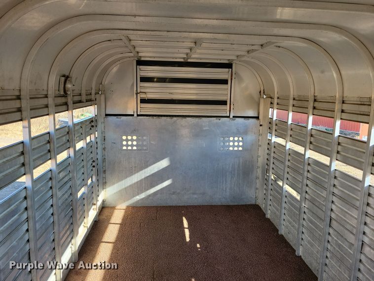 image for item DL7775 1991 K and W Pace Setter  livestock trailer