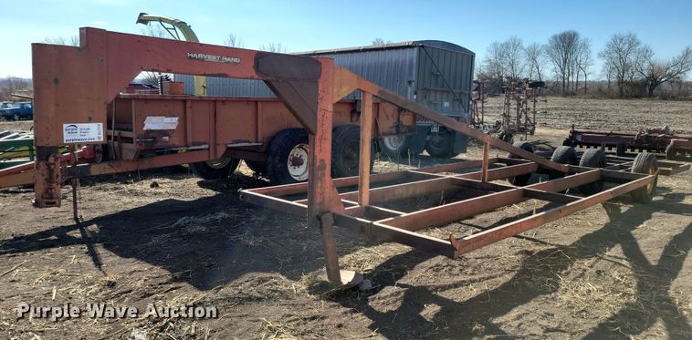 image for item DL7776 Harvest Hand  bale trailer