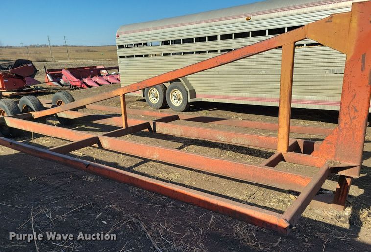 image for item DL7776 Harvest Hand  bale trailer