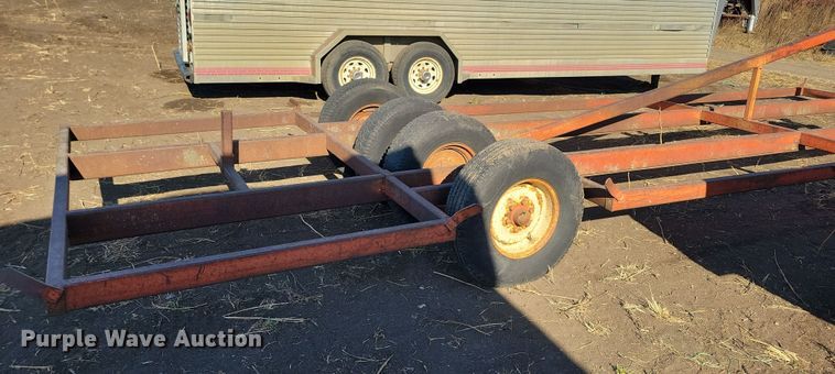 image for item DL7776 Harvest Hand  bale trailer