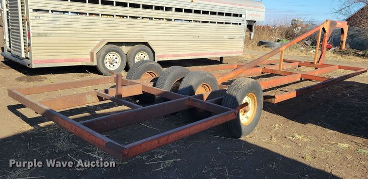 image for item DL7776 Harvest Hand  bale trailer