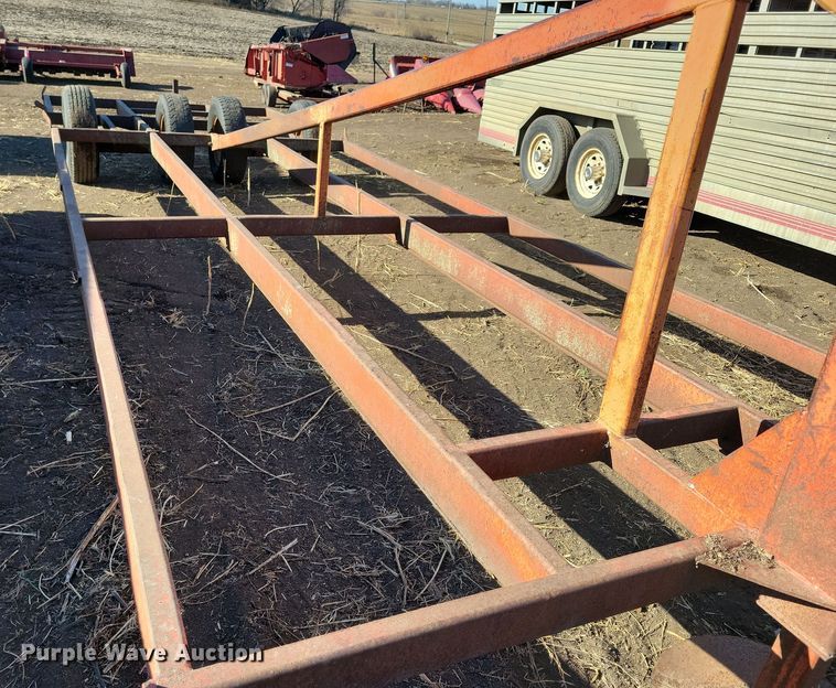 image for item DL7776 Harvest Hand  bale trailer