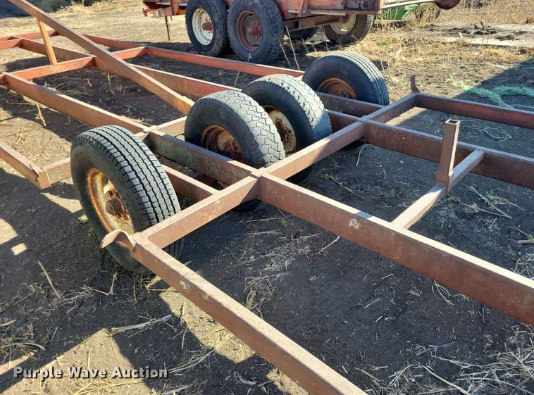 image for item DL7776 Harvest Hand  bale trailer