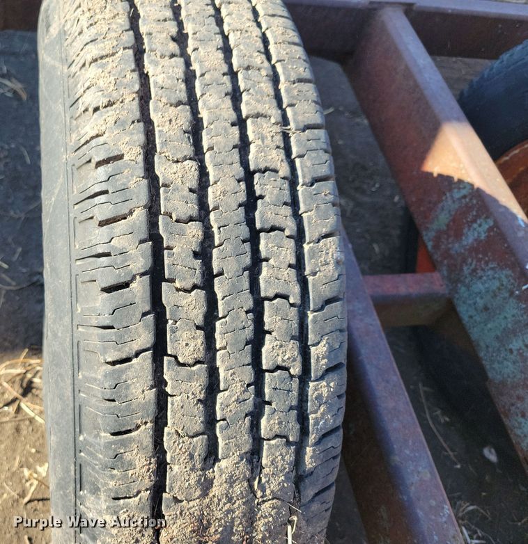 image for item DL7776 Harvest Hand  bale trailer