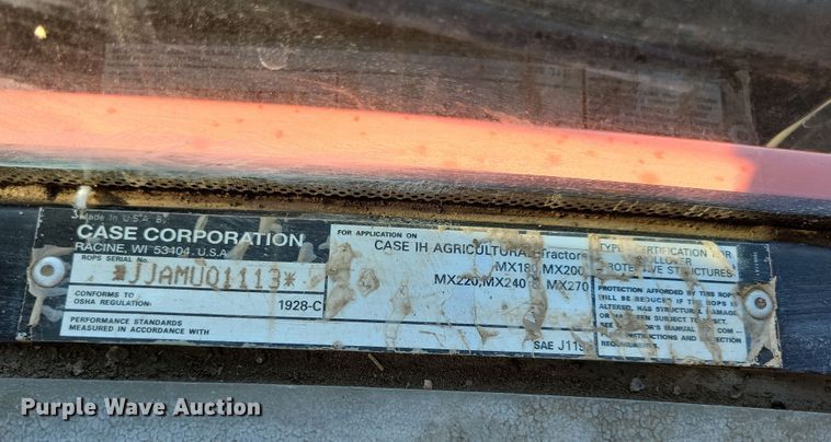 image for item DL7802 1999 Case MX240  MFWD tractor