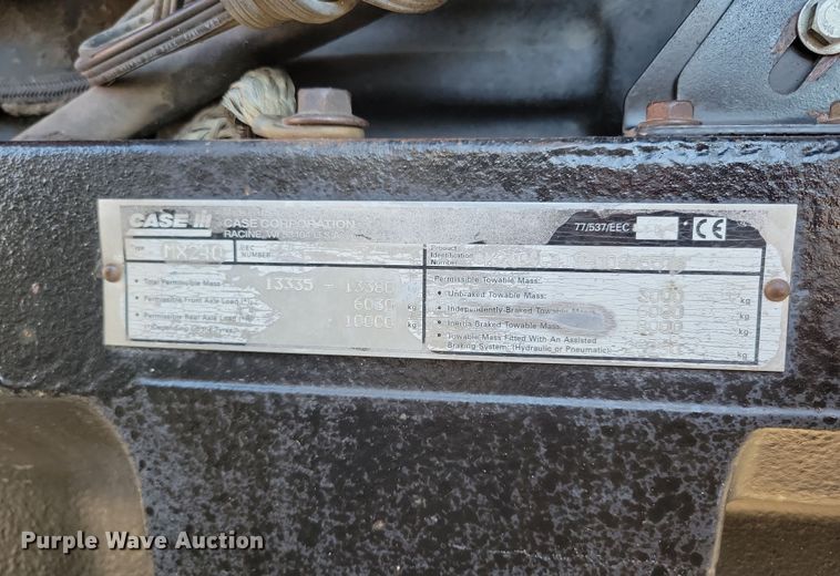 image for item DL7802 1999 Case MX240  MFWD tractor