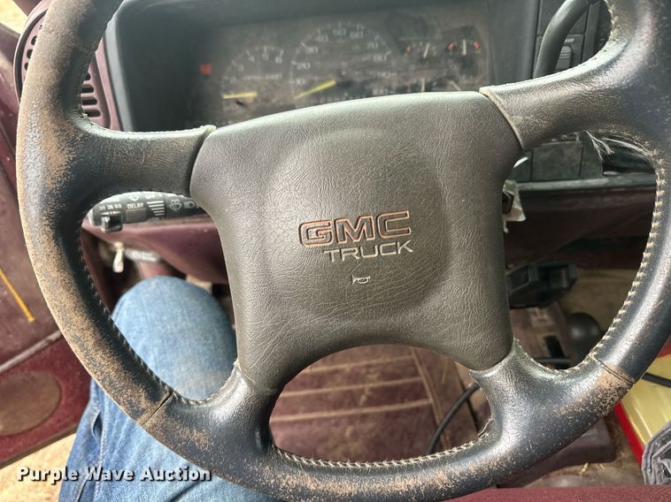 image for item DM2631 1997 GMC Sierra 3500  Crew Cab bale bed pickup truck