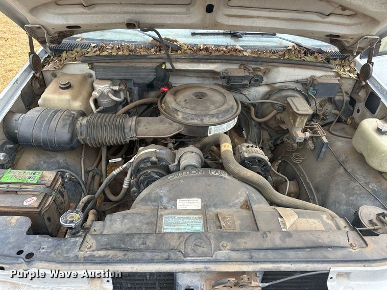 image for item DM2632 1990 GMC Sierra 2500HD flatbed pickup truck