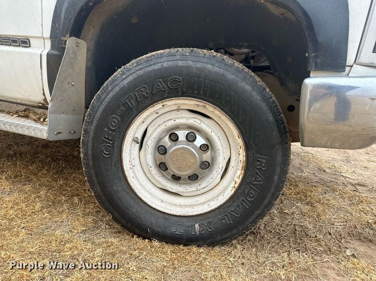 image for item DM2632 1990 GMC Sierra 2500HD flatbed pickup truck