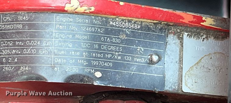 image for item DP2154 1997 Case IH 2188 Axial-Flow  RWA combine