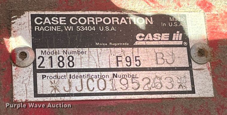 image for item DP2154 1997 Case IH 2188 Axial-Flow  RWA combine