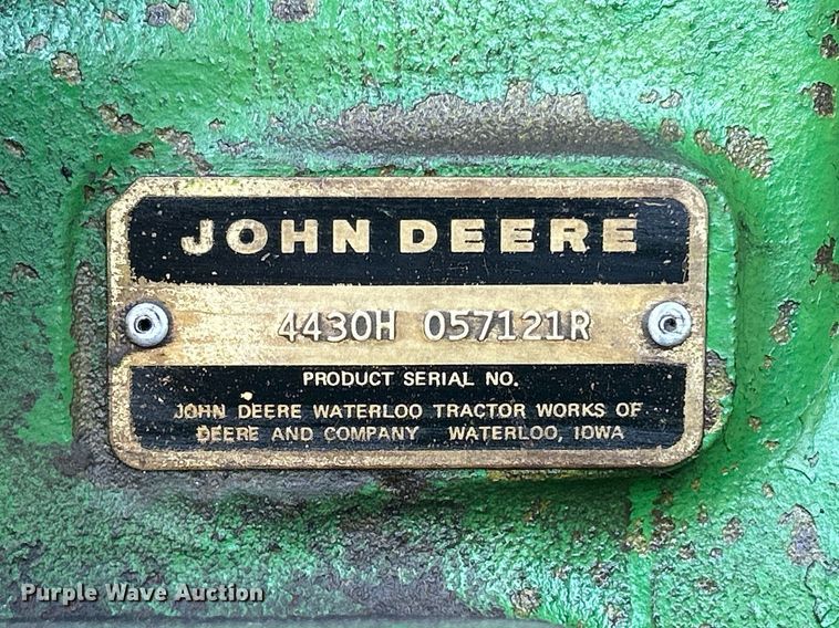 image for item DQ1060 1976 John Deere 4430H  tractor