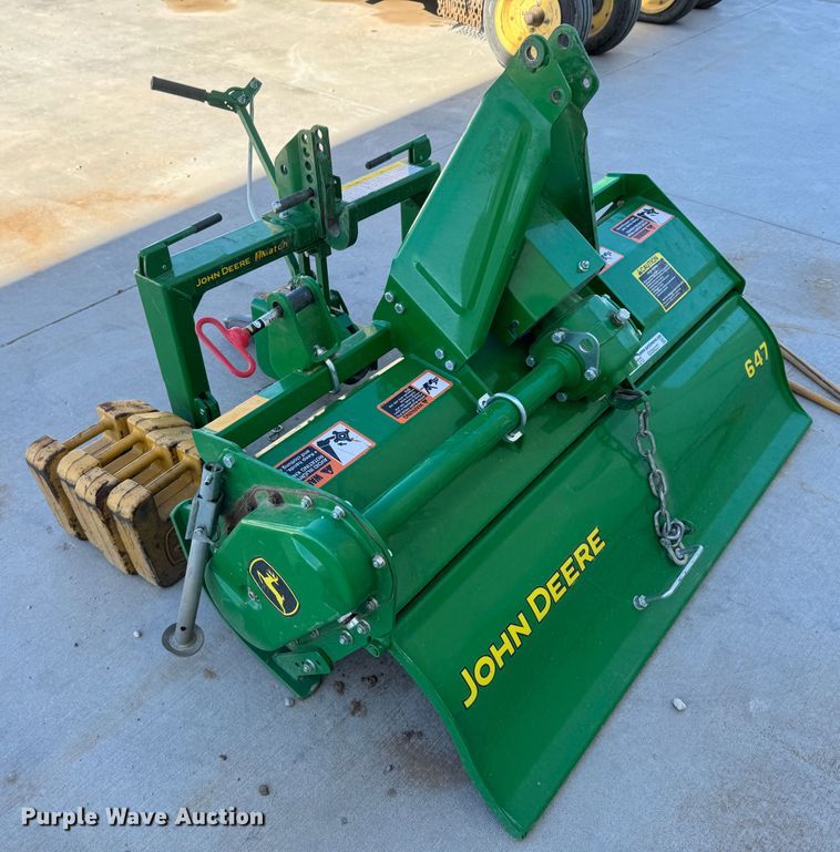 image for item GQ9227 John Deere 647  rototiller