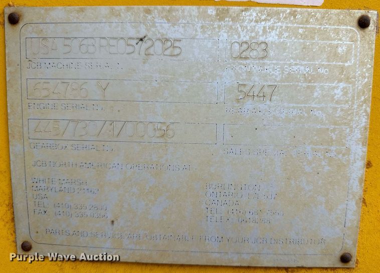 image for item IU9171 1994 JCB 506B  telehandler