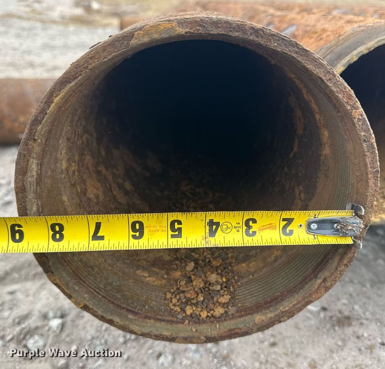 image for item IU9173 (25) joints of 20'L x 8" diameter pipe