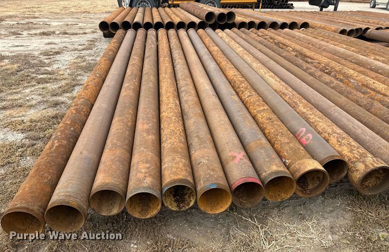 image for item IU9177 (25) joints of 20'L x 8" diameter pipe