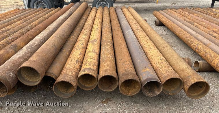 image for item IU9178 (25) joints of 20'L x 8" diameter pipe