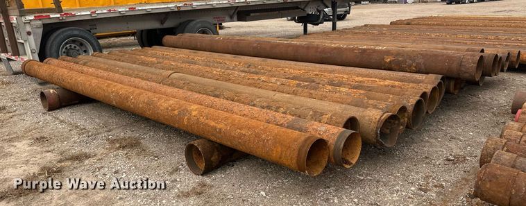 image for item IU9178 (25) joints of 20'L x 8" diameter pipe