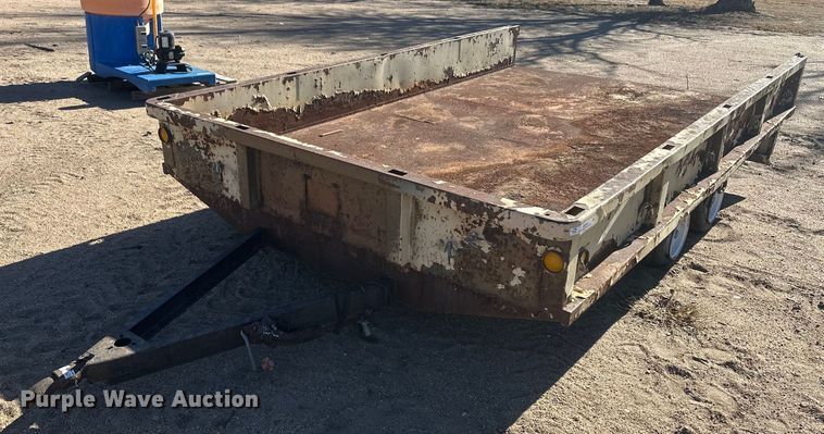 image for item IU9196 Shop built  utility trailer