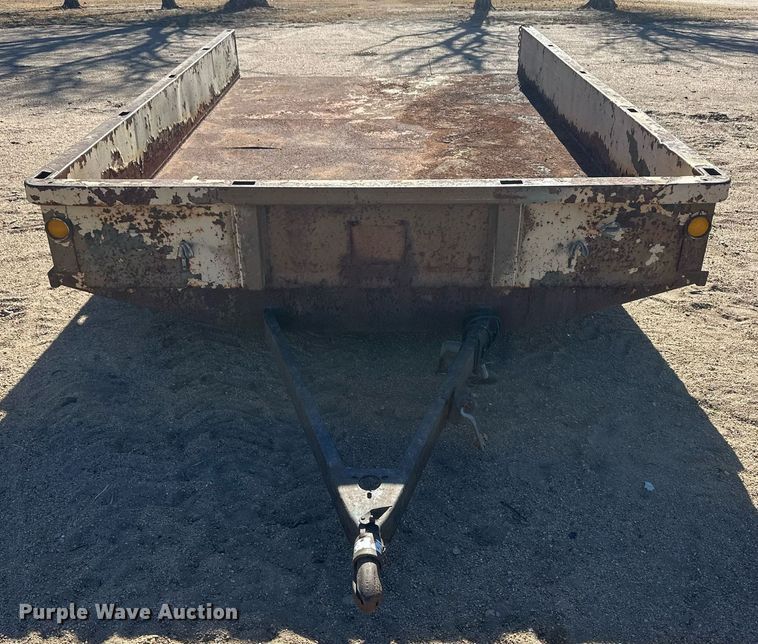 image for item IU9196 Shop built  utility trailer