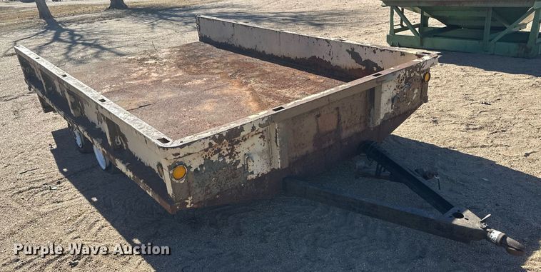 image for item IU9196 Shop built  utility trailer