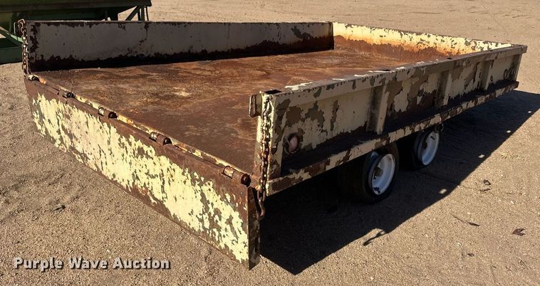 image for item IU9196 Shop built  utility trailer