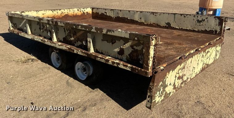 image for item IU9196 Shop built  utility trailer