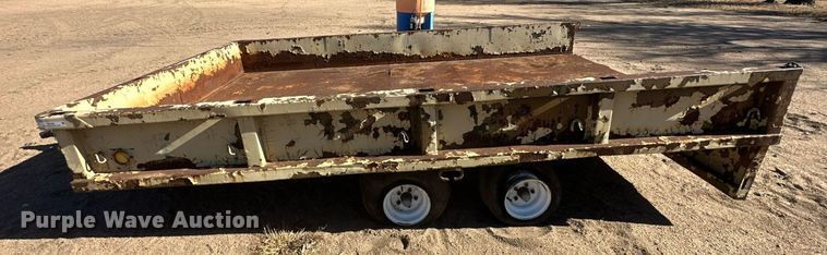 image for item IU9196 Shop built  utility trailer