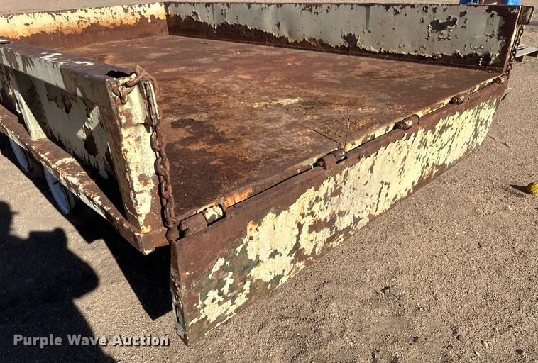 image for item IU9196 Shop built  utility trailer