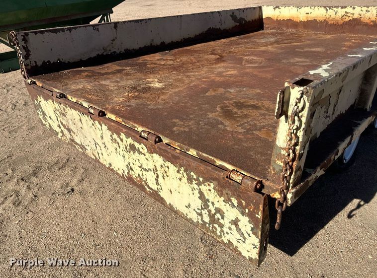 image for item IU9196 Shop built  utility trailer