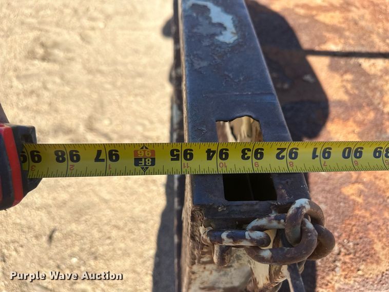 image for item IU9196 Shop built  utility trailer