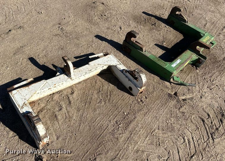 image for item IU9200 (2) three point quick attach brackets