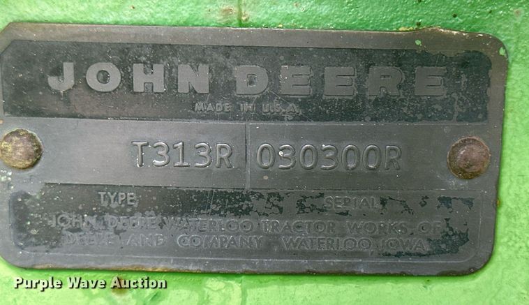 image for item IU9215 1971 John Deere 5020  tractor