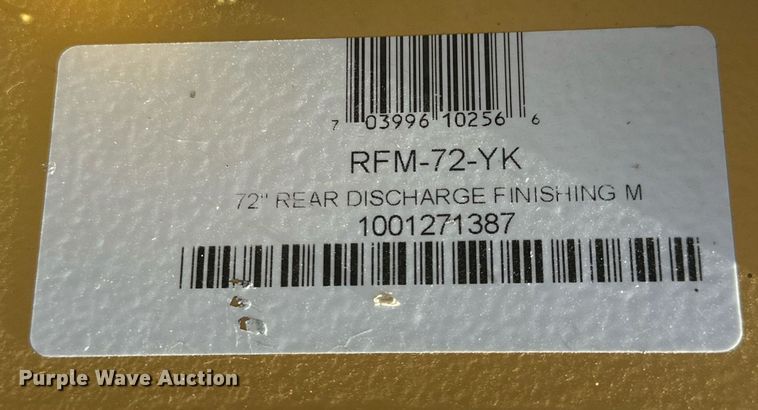 image for item IU9217 King Kutter RFM72YK  finish mower