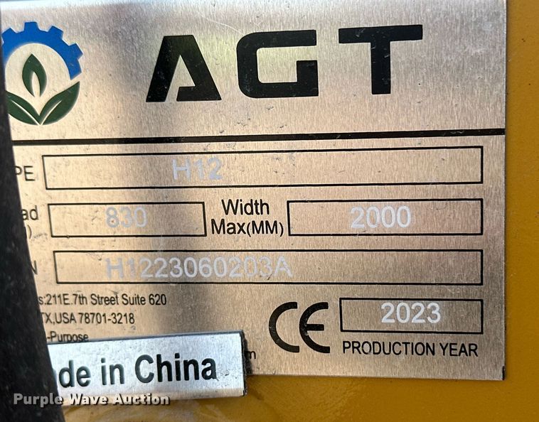 image for item IU9226 2023 Agrotk H12  mini excavator