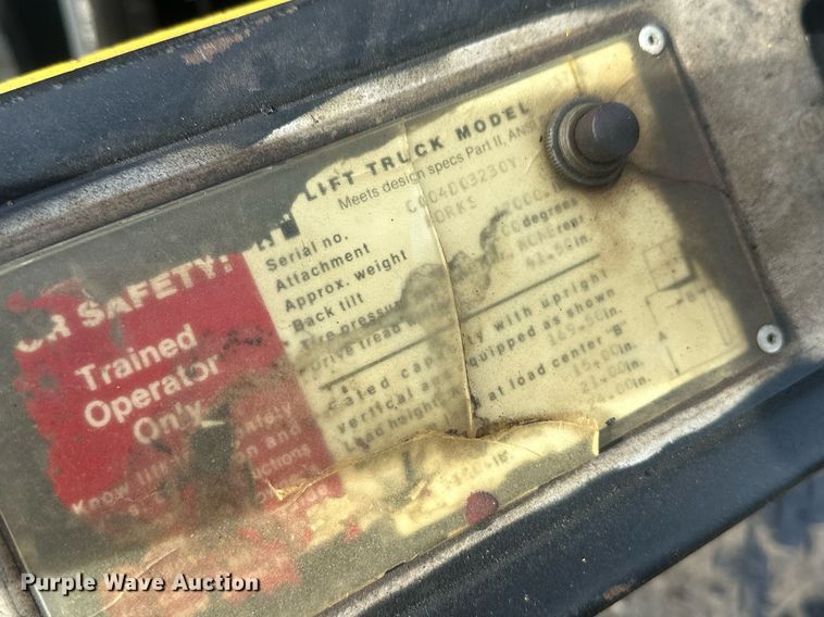 image for item IU9233 Hyster  forklift