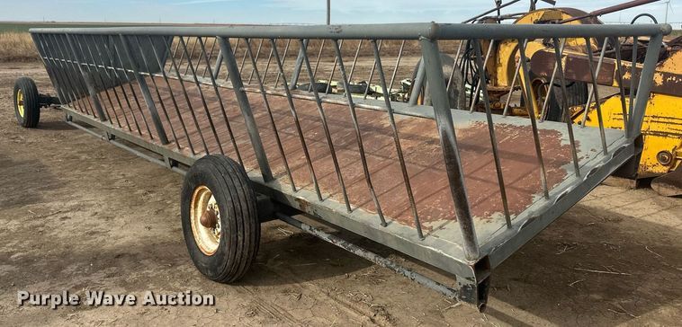 image for item IU9235 Hay bale trailer