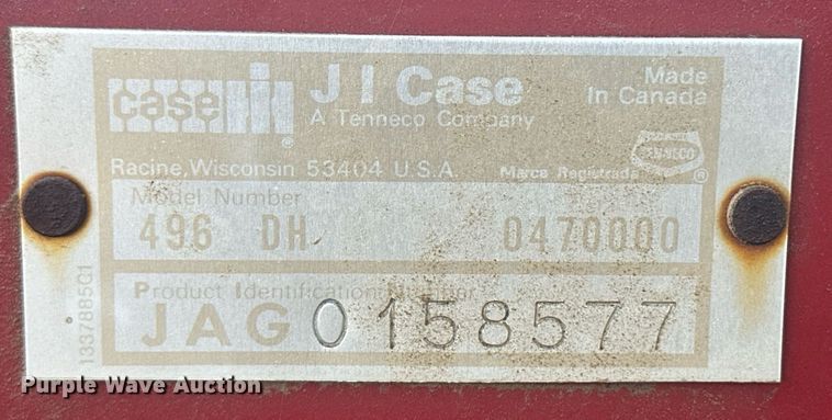 image for item IU9237 Case IH 496 DH  double off-set disk