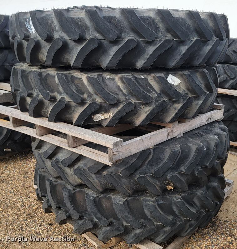 image for item JW9500 (4) Goodyear ultra sprayer 380/90R46 tires and wheels