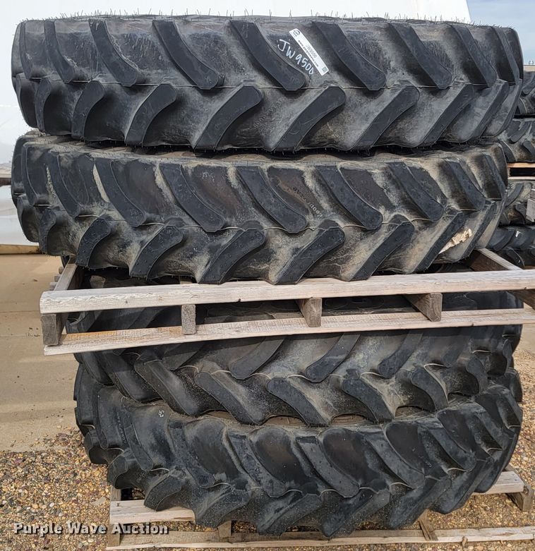 image for item JW9500 (4) Goodyear ultra sprayer 380/90R46 tires and wheels